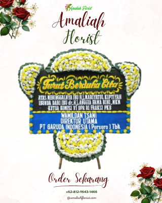 Papan Bunga Duka di Putut Tawuluh