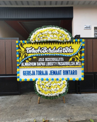 Papan Bunga Duka di Putut Tawuluh